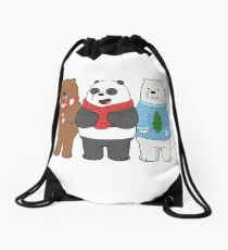 We Bare Bears Drawstring Bag