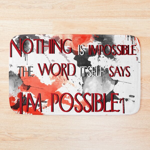 Item preview, nothing impossible  designed and sold by Nora Gad.