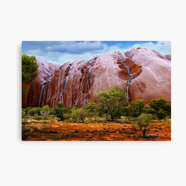 Waterfalls on Ayres Rock Canvas Print
