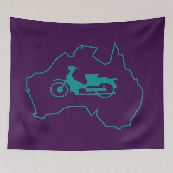 Item preview, Postie Bike Australia NBC110 verde azulado designed and sold by Postie Bike Adventures Australia.