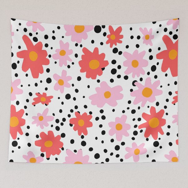 Item preview, Red Floral designed and sold by MegMakesBiz.