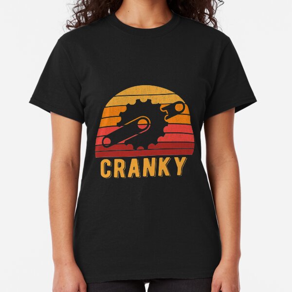 Bicycle Cranky Retro Gift For Cycling Lovers Classic T-Shirt