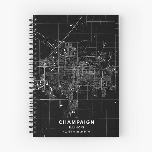 Item preview, Champaign Map  designed and sold by Kara515.
