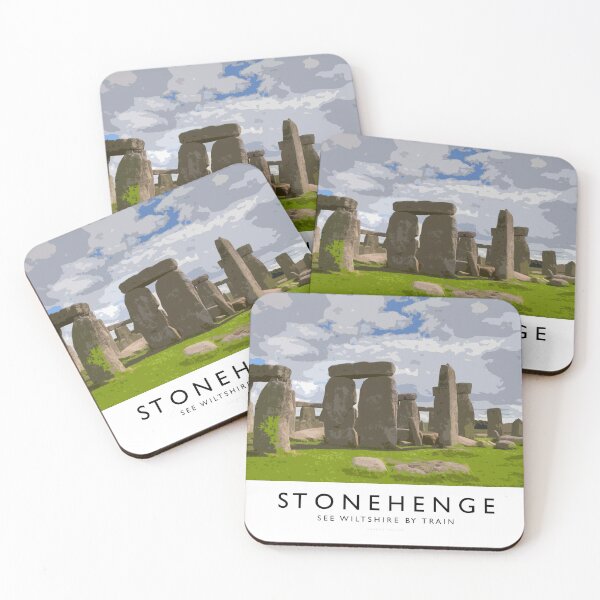 Aperçu de l'œuvre Stonehenge (Railway Poster) créée et vendue par andrewroland.