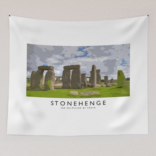 Item preview, Stonehenge (Railway Poster) designed and sold by andrewroland.