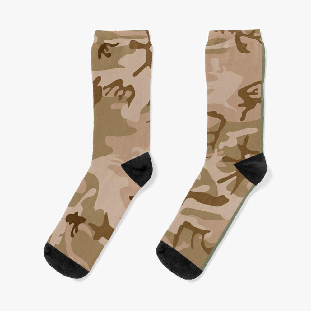 camouflage socks