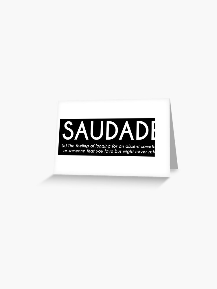 Saudade Definition In White Unisex Baseball T-Shirt