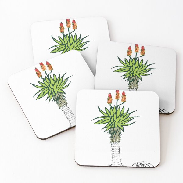 Item preview, Weskus Aloe Handdrawn by Wim Kruger designed and sold by KrispShopping.