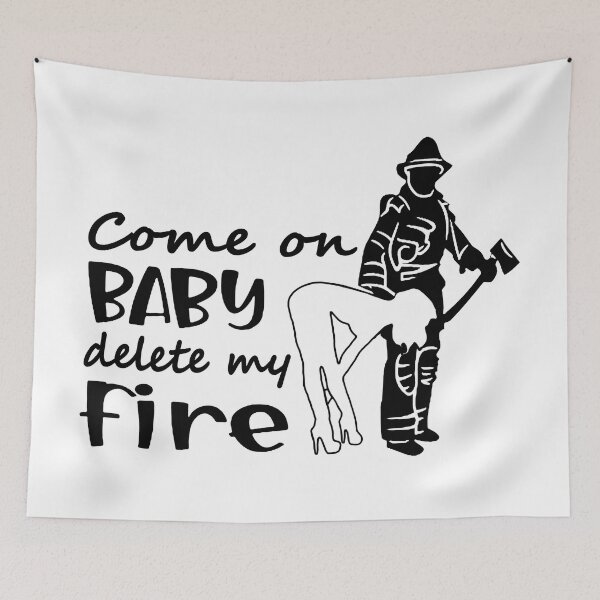 Item preview, Delete my Fire; designed and sold by StickerApe.