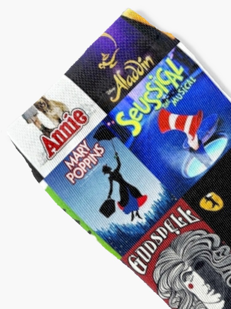 Discover Musicals Collage III Socks