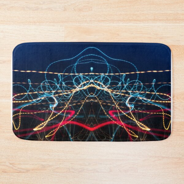 Item preview, Lightpainting Abstract Symmetry UFA Prints #6 designed and sold by NeonAbstracts.