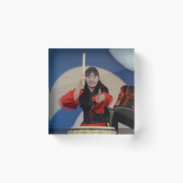 Item preview, Japanese Girl Beating a Traditional Drum 2 designed and sold by Mike Ashley.