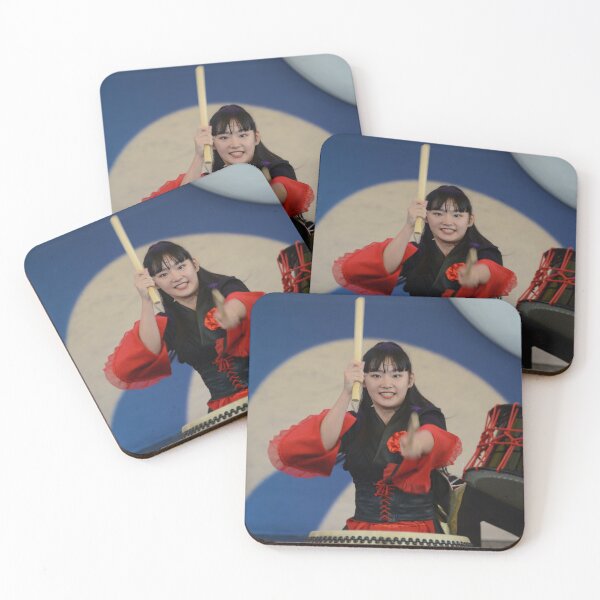 Item preview, Japanese Girl Beating a Traditional Drum 2 designed and sold by Mike Ashley.