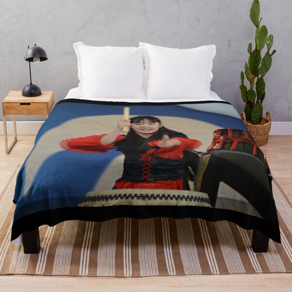 Item preview, Japanese Girl Beating a Traditional Drum 2 designed and sold by Mike Ashley.