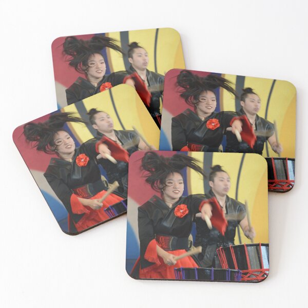Item preview, Japanese Girl Beating a Traditional Drum 3 designed and sold by Mike Ashley.