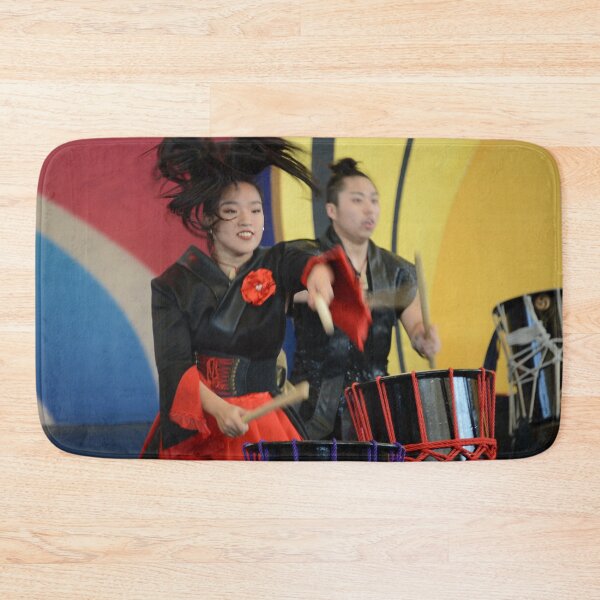 Item preview, Japanese Girl Beating a Traditional Drum 3 designed and sold by Mike Ashley.