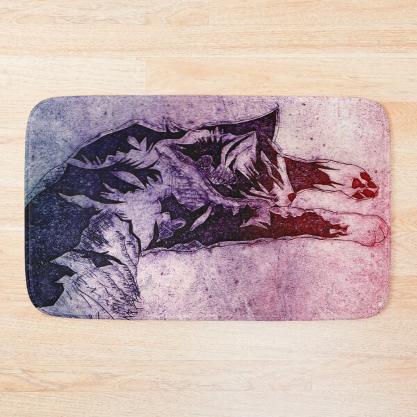 Item preview, Purple Snoozing Tabby Cat designed and sold by CraftyBunStudio.