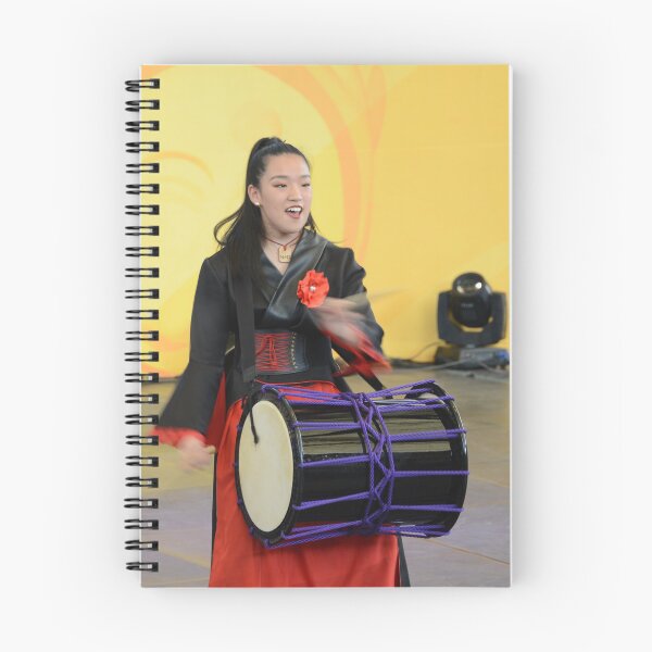 Item preview, Japanese Girl Beating a Traditional Drum 4 designed and sold by Mike Ashley.