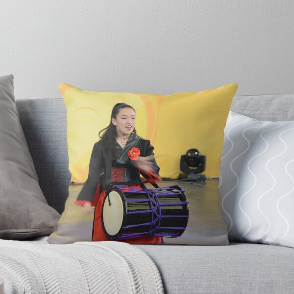 Item preview, Japanese Girl Beating a Traditional Drum 4 designed and sold by Mike Ashley.