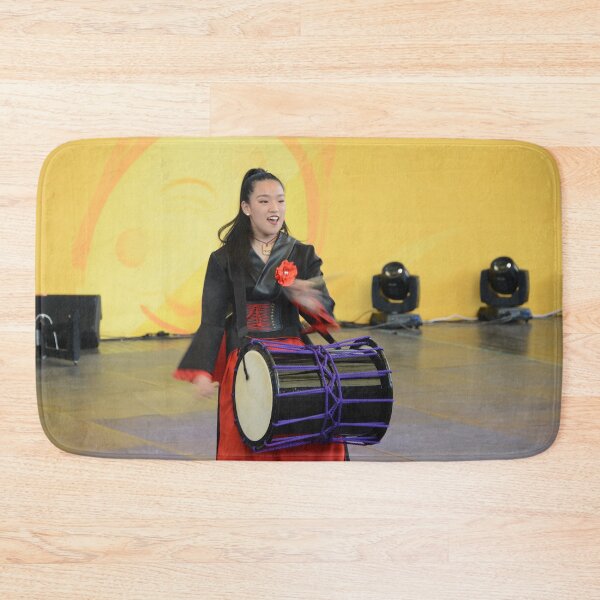 Item preview, Japanese Girl Beating a Traditional Drum 4 designed and sold by Mike Ashley.