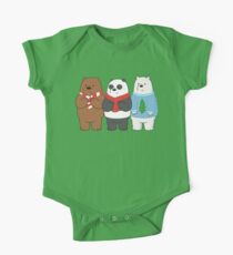 We Bare Bears Short Sleeve Baby One-Piece