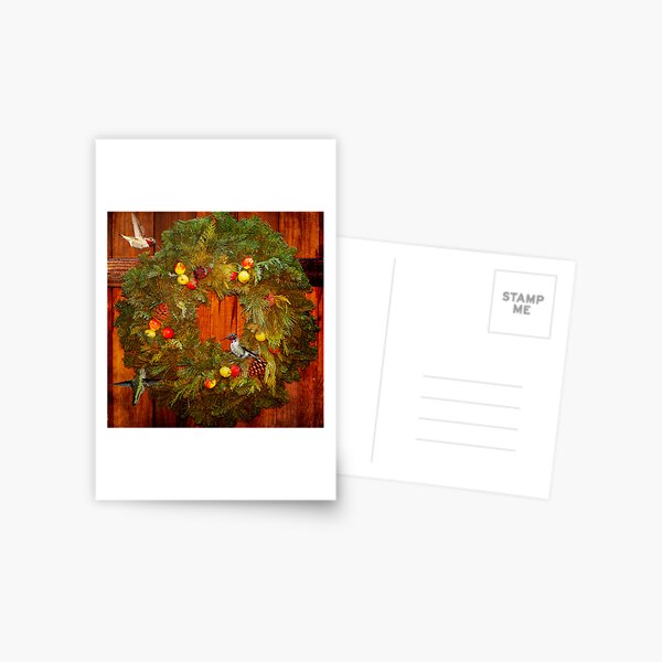 Happy Hummingbird Holidays Postcard