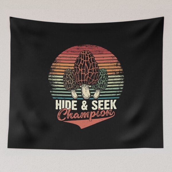 Item preview, Funny Morel Mushroom well know Hide and Seek Champion vintage  designed and sold by alenaz.