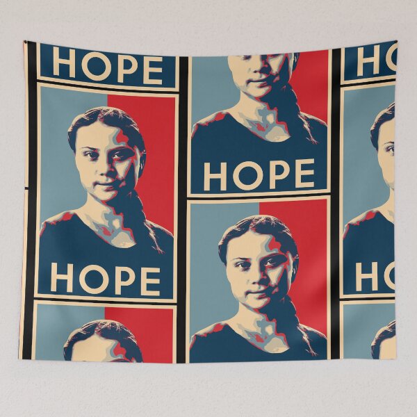 Item preview, Greta Thunberg - Hope Poster Climate Activist designed and sold by Quentin1984.