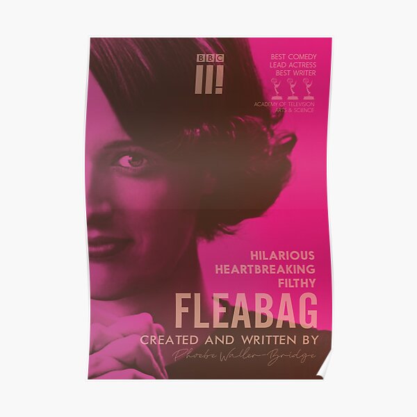 Fleabag, Phoebe Waller-Bridge, british comedy show, alternative poster Poster