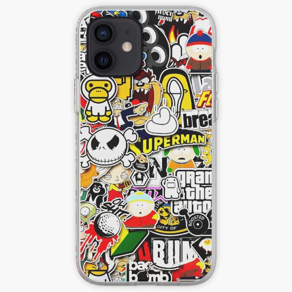 Bape Bomb Collage iPhone Soft Case