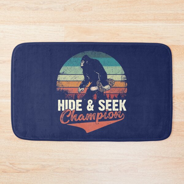 Item preview, Bigfoot with Morel Mushroom funny Hide and Seek Champion in vintage colors designed and sold by alenaz.