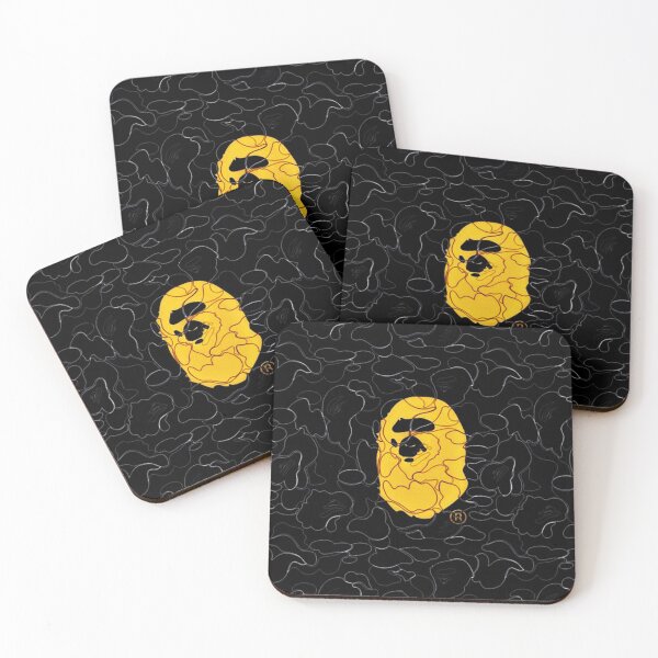 A Bathing Ape Bape Coasters (Set of 4)