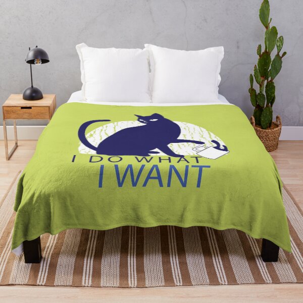 Item preview, Cat with quote saying " I do what I want " designed and sold by FFelder.