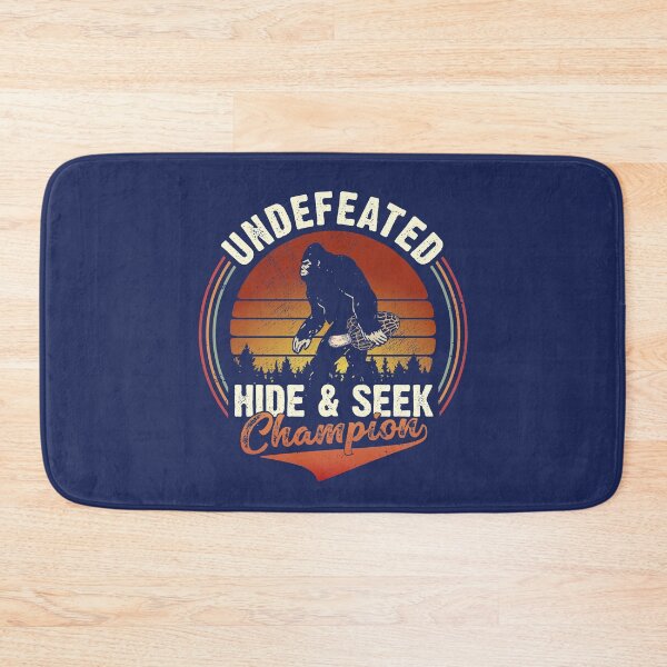 Item preview, Undefeated Bigfoot caring Morel Mushroom Hide and Seek Champion funny vintage graphics  designed and sold by alenaz.