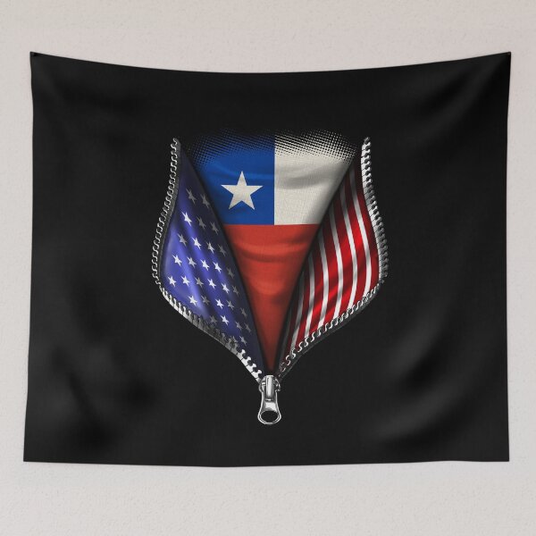 Item preview, Chile USA Flag Chilean American designed and sold by nikolayjs.