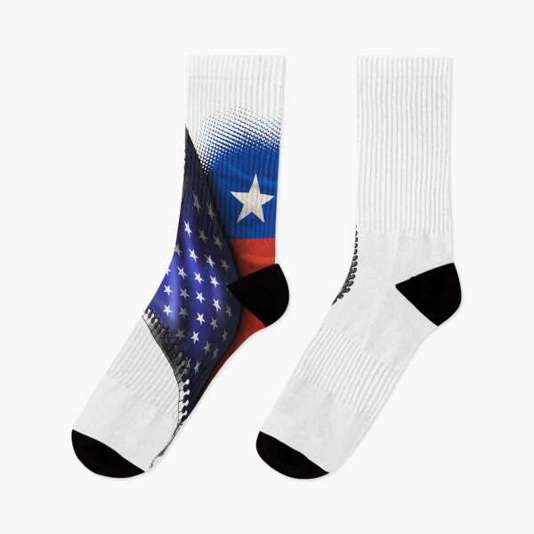 Item preview, Chile USA Flag Chilean American designed and sold by nikolayjs.