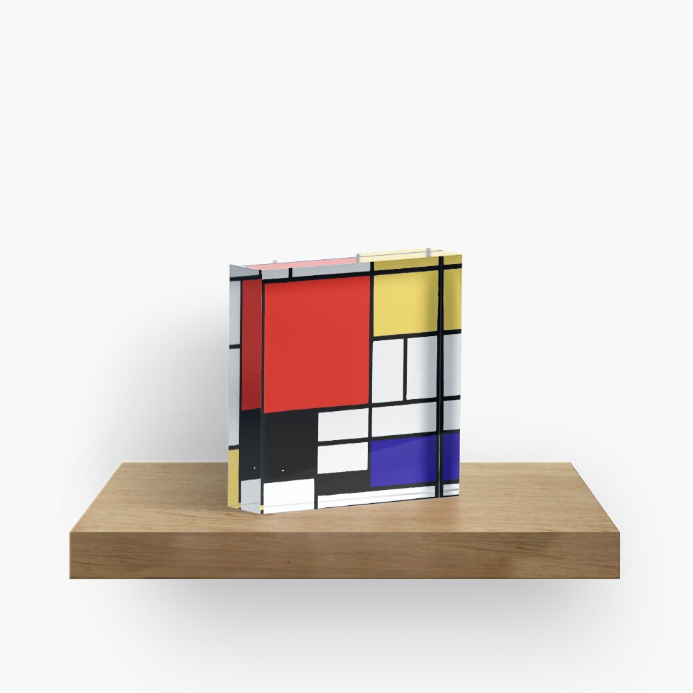 Mondrian Acrylic Block