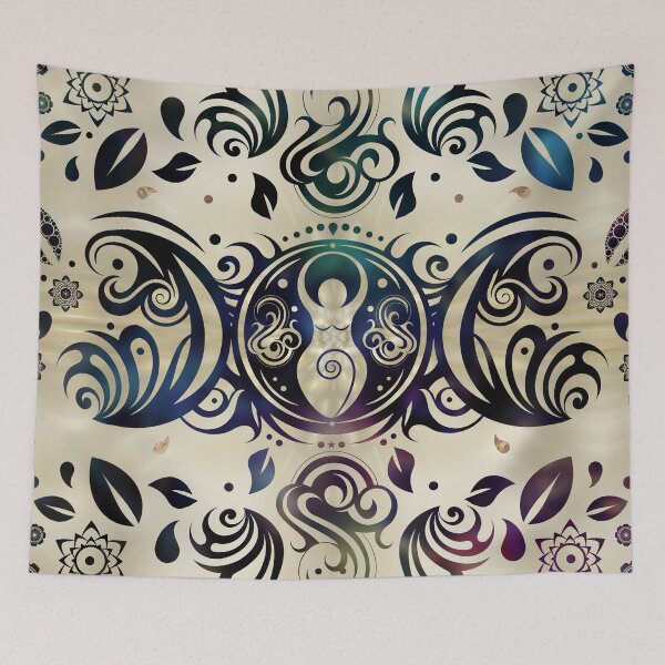 Item preview, Triple Moon Goddess Moonlight purple #2 designed and sold by k9printart.