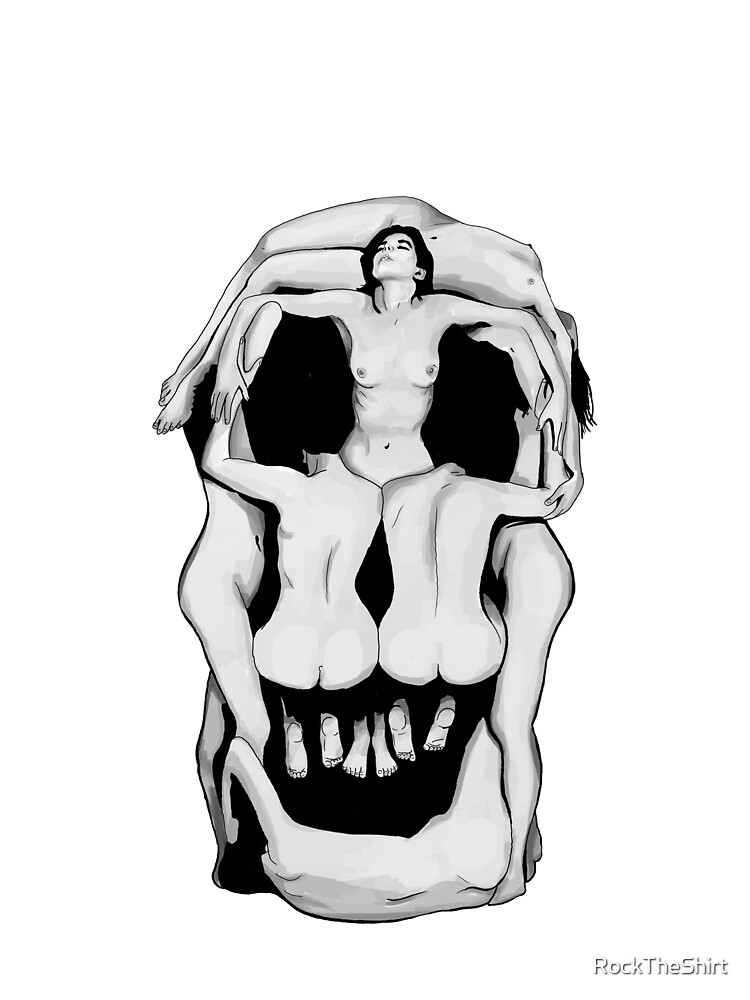 Salvador Dalí's Skulls - BLACK by RockTheShirt