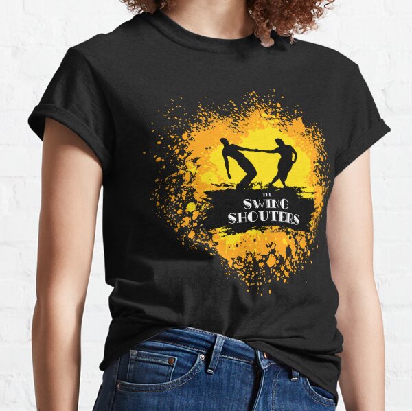 Jitterbugs Peinture Jaune & Orange T-shirt classique