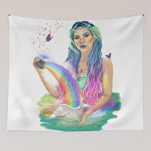 Item preview, Mermaid heart designed and sold by Marikasart.