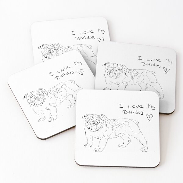 Item preview, I love my bulldog designed and sold by SparkOfArt93.