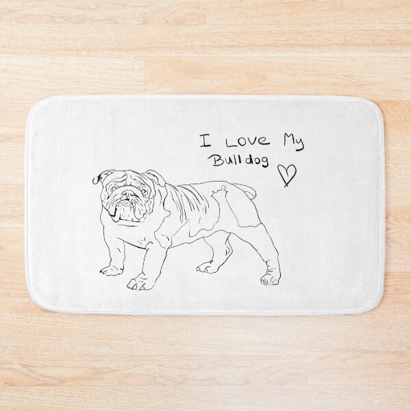 Item preview, I love my bulldog designed and sold by SparkOfArt93.