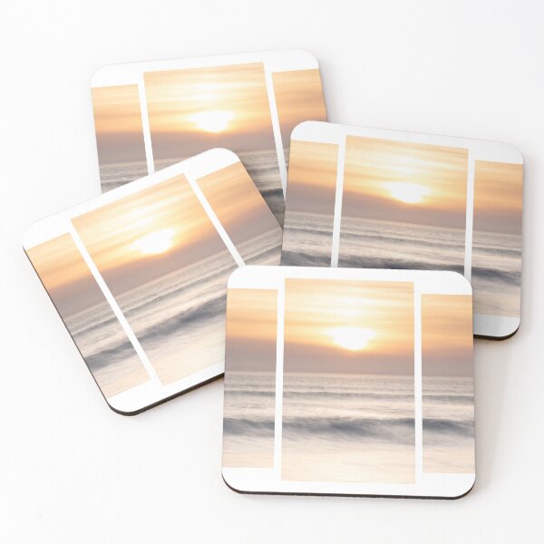 Item preview, Triptych sunset on the beach with gentle waves very calming  designed and sold by Mark and Emma Bulmer.