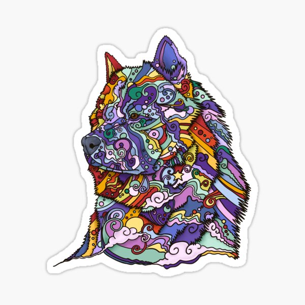 Doodle Eurasier Sticker