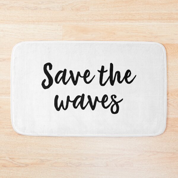 Item preview, save the waves girly designed and sold by untagged-shop.