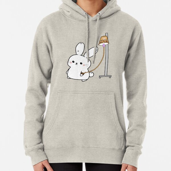 Bubble Tea Bunny Pullover Hoodie