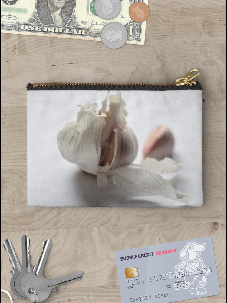 Thumbnail 3 of 4, Zipper Pouch, Garlic designed and sold by Roxyphotography.