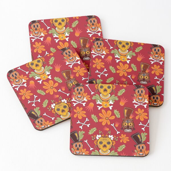Item preview, Sugar Skull Pattern designed and sold by MclaughlinGifts.