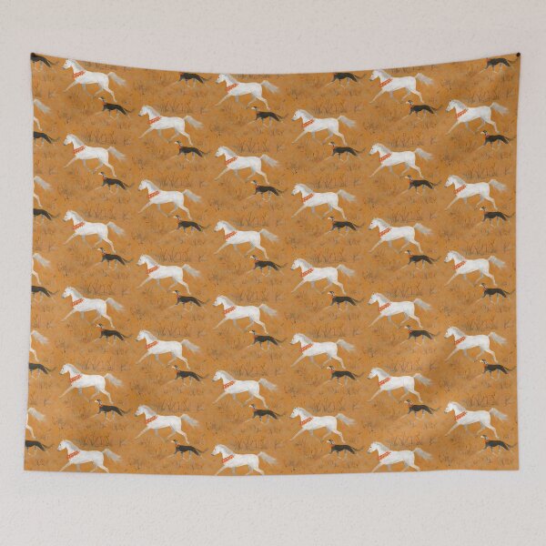 Item preview, Salukis and Arabian horses designed and sold by lobitos.